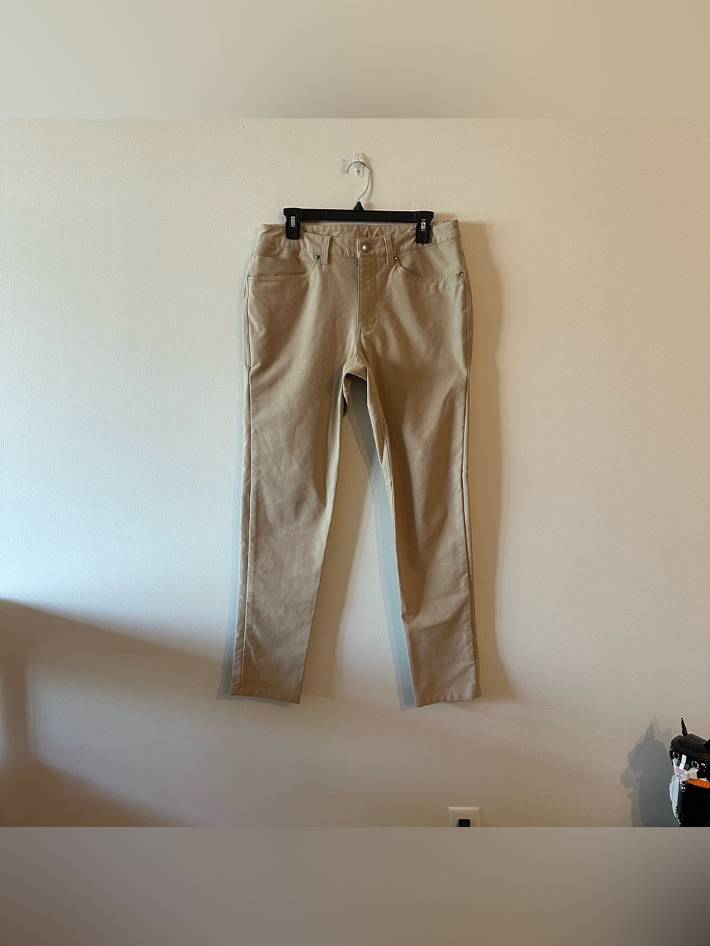 Lululemon ABC Slim Fit Pants 32 Utilitech Khaki Beige Stretch Men’s